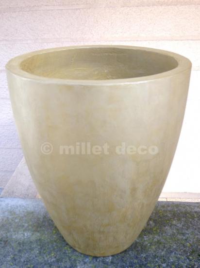 metallisation a froid, metallisation objets, beton cire, cache pot Val-d