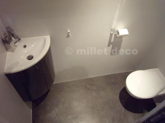 Salle de bains en beton cire, resines, Yvelines 78, Hauts-de-Seine 92, PARIS 75